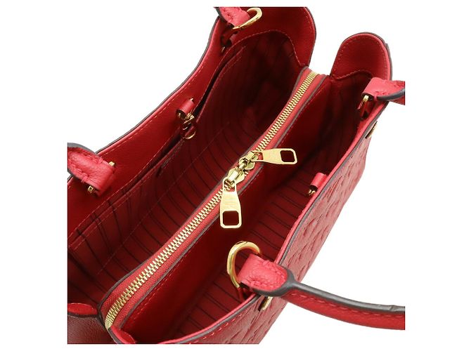 Borsa Montaigne MM in Monogramma Empreinte Louis Vuitton Fuschia - vista 8