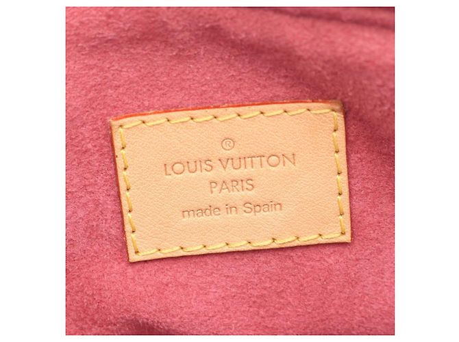 Sac à main Pallas Louis Vuitton Marron Rose Rouge - vue 4