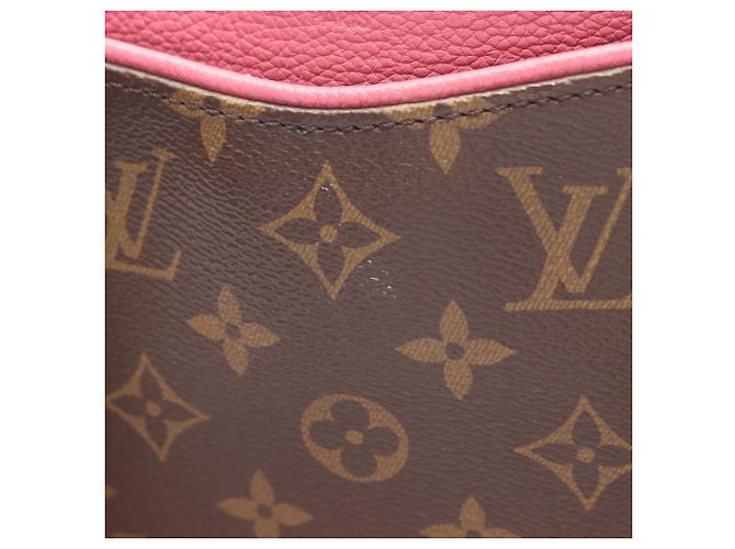 Sac à main Pallas Louis Vuitton Marron Rose Rouge - vue 6