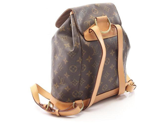 Zaino/borsa Montsouris MM Louis Vuitton Marrone - vista 2