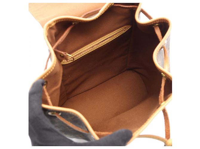 Zaino/borsa Montsouris MM Louis Vuitton Marrone - vista 3