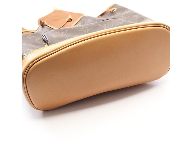 Zaino/borsa Montsouris MM Louis Vuitton Marrone - vista 7