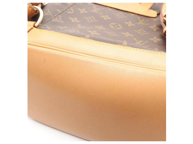 Zaino/borsa Montsouris MM Louis Vuitton Marrone - vista 8