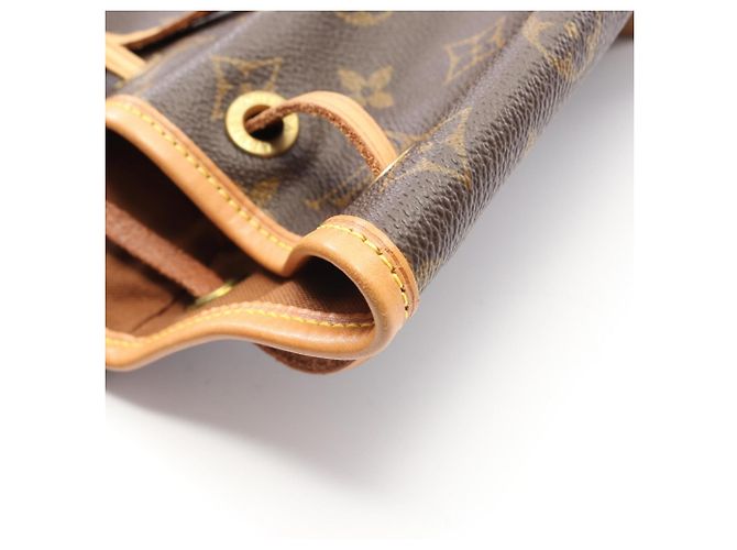 Zaino/borsa Montsouris MM Louis Vuitton Marrone - vista 9