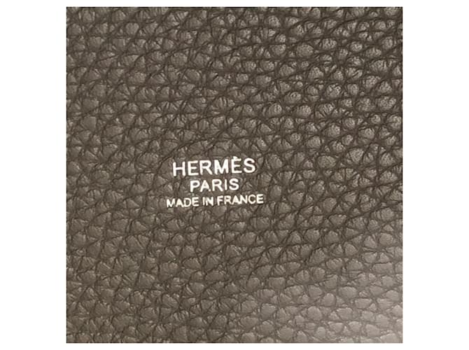 Borsa Hermès Picotin Lock MM Marrone - vista 13