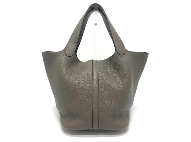 Borsa Hermès Picotin Lock MM Marrone - vista 2