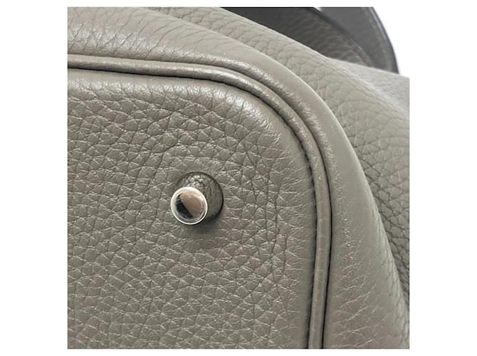 Borsa Hermès Picotin Lock MM Marrone - vista 8