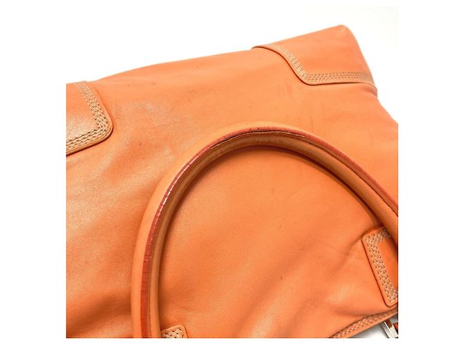 Borsa Amazona Anagram Loewe in arancione - vista 15