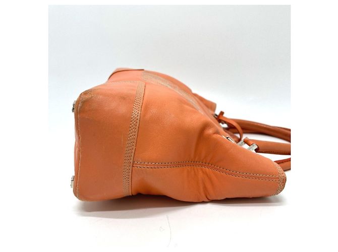 Borsa Amazona Anagram Loewe in arancione - vista 4