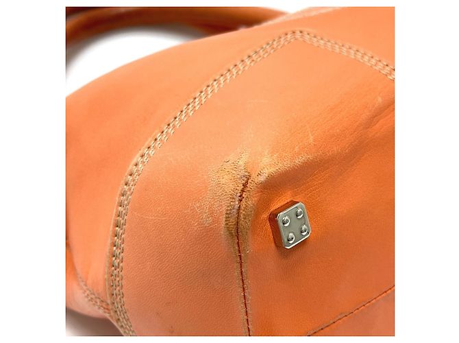 Borsa Amazona Anagram Loewe in arancione - vista 5