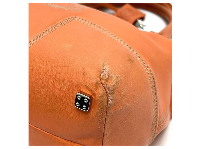 Borsa Amazona Anagram Loewe in arancione - vista 7