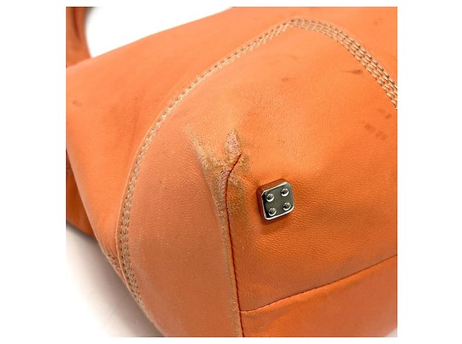 Borsa Amazona Anagram Loewe in arancione - vista 8