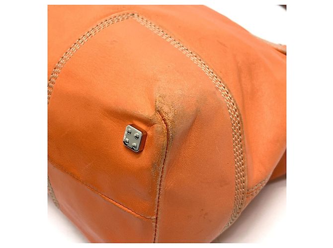 Borsa Amazona Anagram Loewe in arancione - vista 9