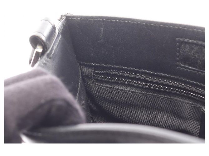 Borsa a Spalla in Denim e Pelle GG di Gucci Nero - vista 5