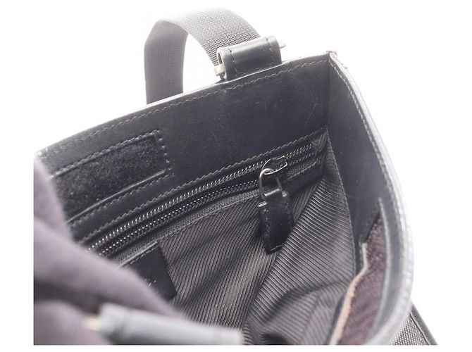 Borsa a Spalla in Denim e Pelle GG di Gucci Nero - vista 6