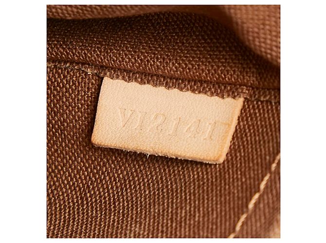 Borsa Louis Vuitton Monogram Palermo PM Marrone Monogramma - vista 11