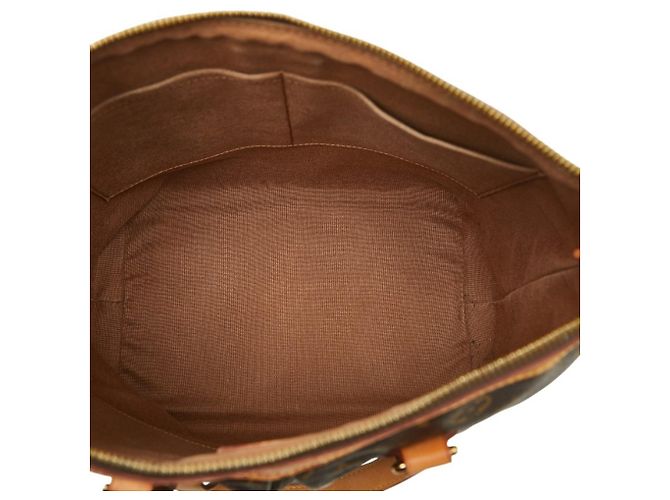 Borsa Louis Vuitton Monogram Palermo PM Marrone Monogramma - vista 9