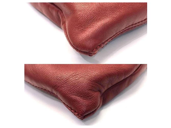 Borsa a mano in pelle nappa rossa Loewe Rosso - vista 3