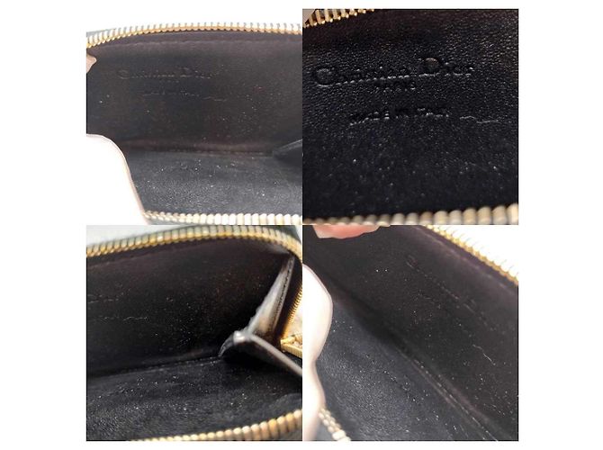 Monedero de cuero negro Christian Dior - vista 4