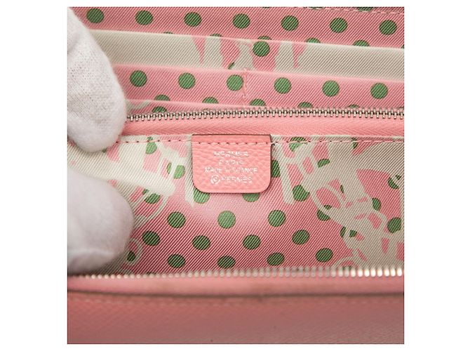 Hermès Azap Lang Wallet in Rose Confetti Pink - Ansicht 5