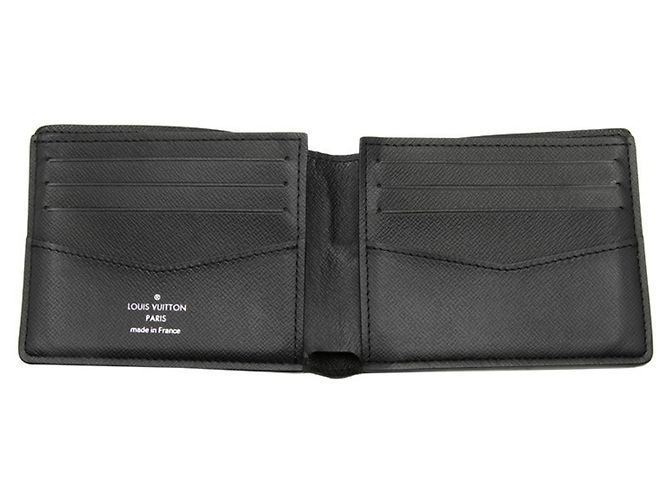 Carteira Slender Bi-fold Monogram Eclipse da Louis Vuitton Preto - vista 4