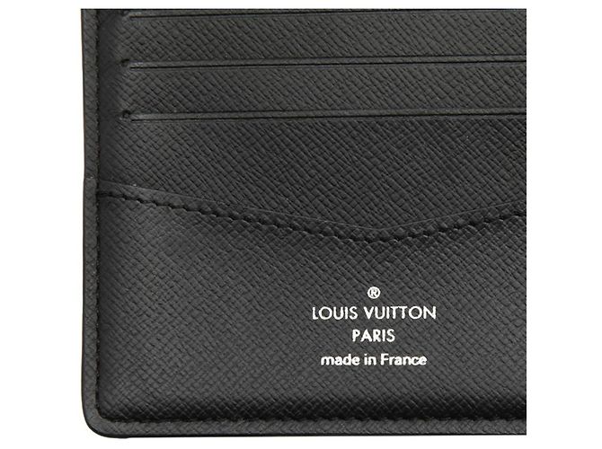 Carteira Slender Bi-fold Monogram Eclipse da Louis Vuitton Preto - vista 5