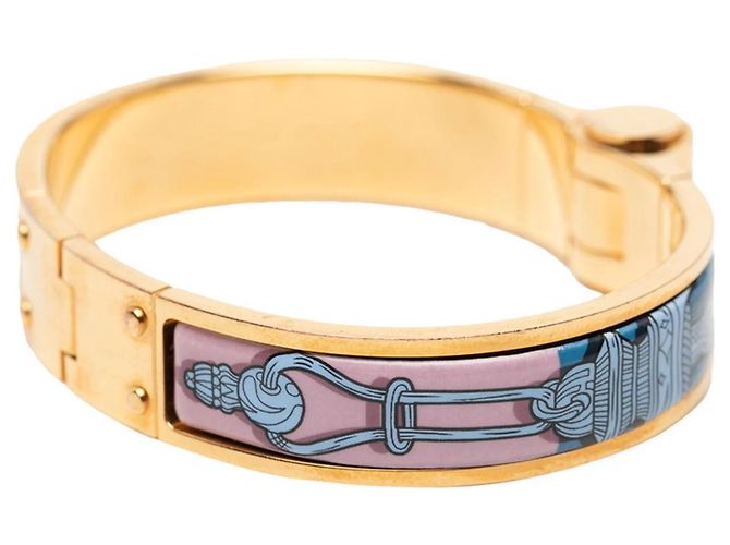 Charnière PM Armreif von Hermès Mehrfarben Golden - Ansicht 2