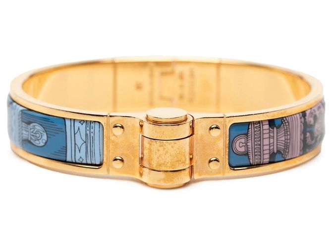 Charnière PM Armreif von Hermès Mehrfarben Golden - Ansicht 3