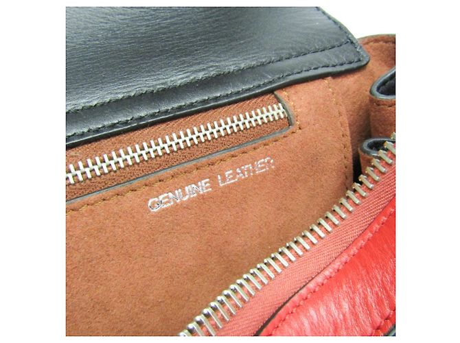 Borsa media in pelle Tod's Wave Marrone Nero - vista 18