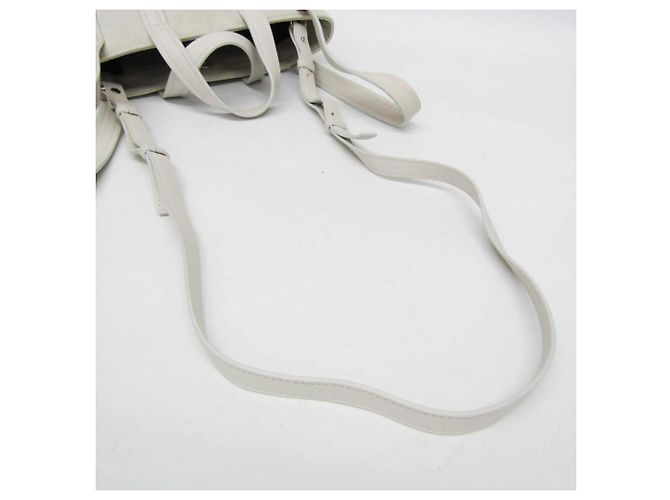Borsa a spalla Balenciaga Everyday XS Nord-Sud Bianco sporco - vista 10