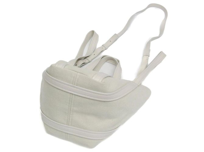 Borsa a spalla Balenciaga Everyday XS Nord-Sud Bianco sporco - vista 3
