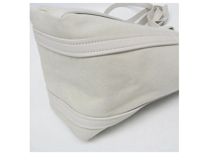 Borsa a spalla Balenciaga Everyday XS Nord-Sud Bianco sporco - vista 9