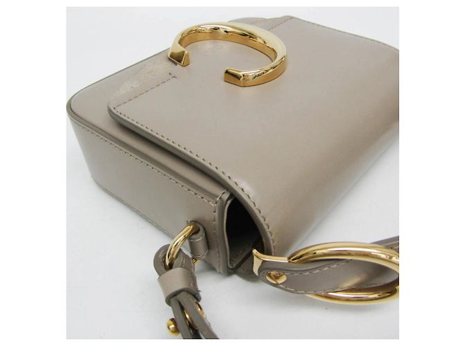 Chloé C Mini Handtasche Grau - vista 8