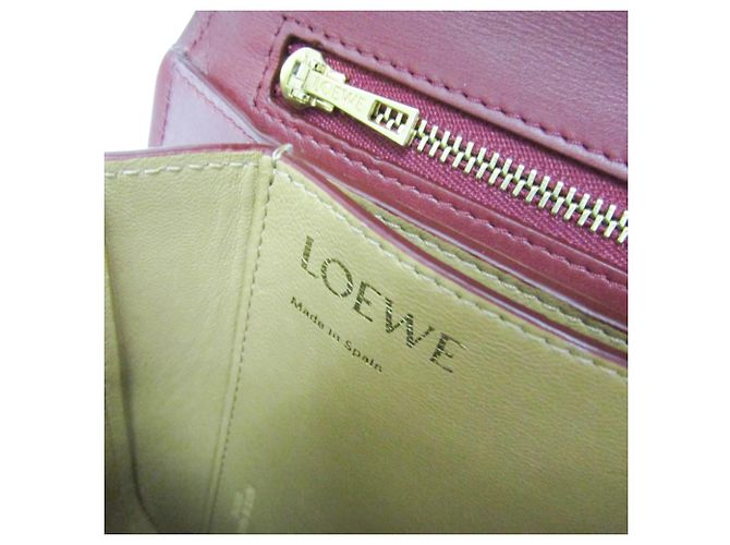 Borsa a spalla in pelle Loewe Goya per donne Rosso - vista 15