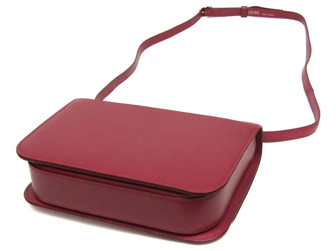 Borsa a spalla in pelle Loewe Goya per donne Rosso - vista 2
