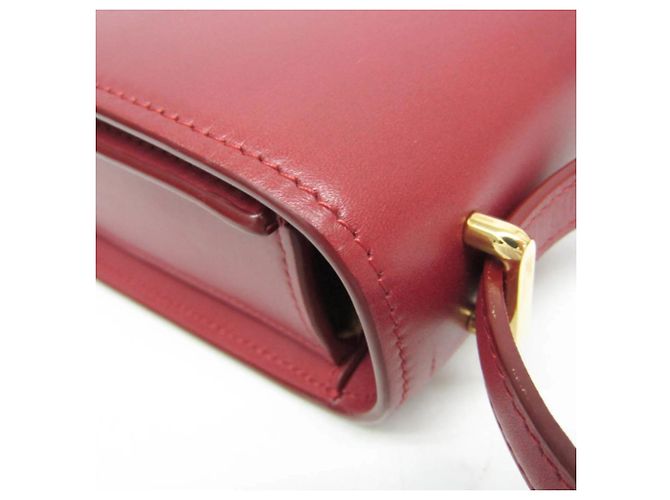 Borsa a spalla in pelle Loewe Goya per donne Rosso - vista 8