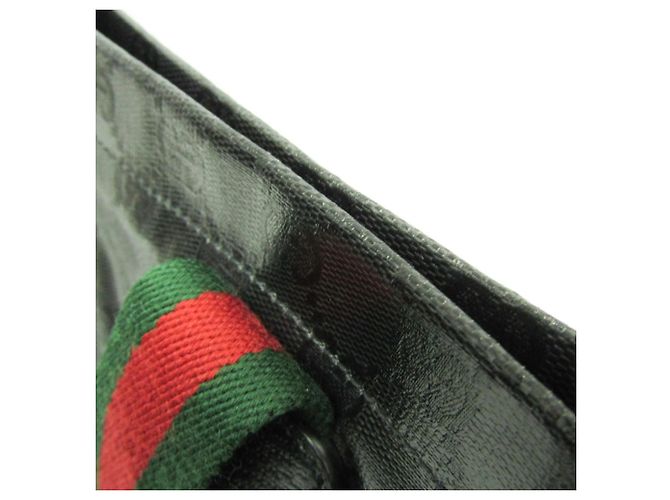 Gucci GG Crystal Große Tragetasche Schwarz - Ansicht 10