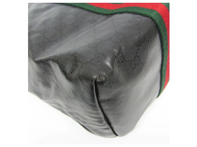 Gucci GG Crystal Große Tragetasche Schwarz - Ansicht 6