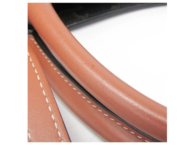 Céline Celine Vertikaler Cabas Triomphe Schultertasche Braun Dunkelbraun - Ansicht 11