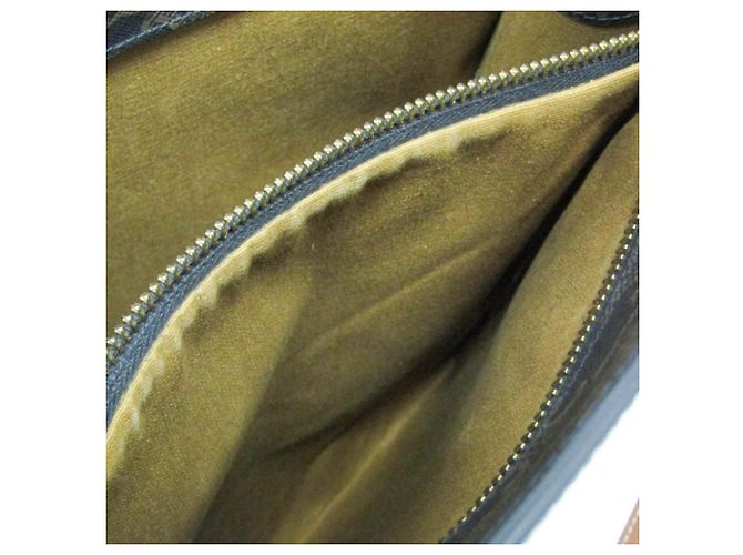 Céline Celine Vertikaler Cabas Triomphe Schultertasche Braun Dunkelbraun - Ansicht 16