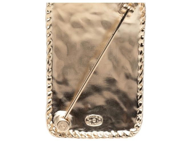 Spilla in strass con logo a corona Chanel Coco Mark D'oro - vista 3
