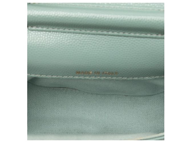 Chanel Verde Micro Mini Classico Caviar Flap Singolo - vista 4