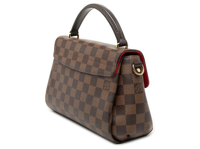 Louis Vuitton Marrone Damier Ebene Croisette - vista 2