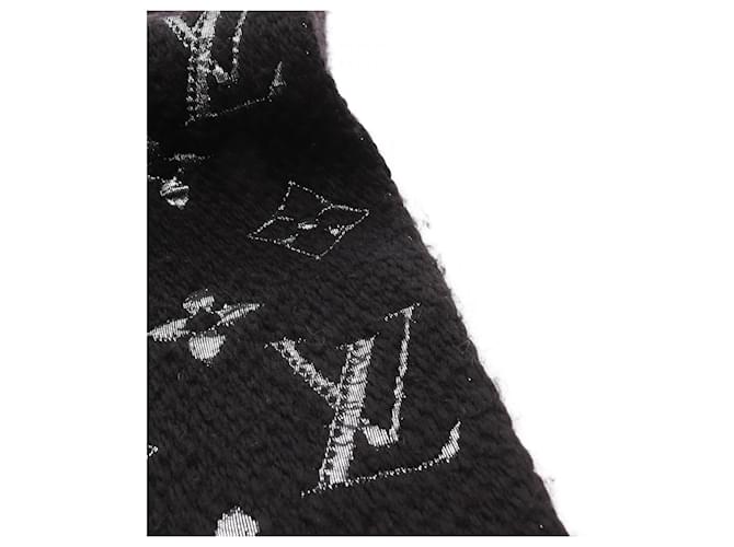 Sciarpa Logomania Shine Louis Vuitton Nero Argento - vista 11