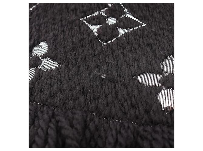 Sciarpa Logomania Shine Louis Vuitton Nero Argento - vista 5