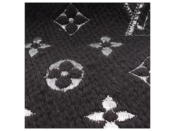 Sciarpa Logomania Shine Louis Vuitton Nero Argento - vista 6
