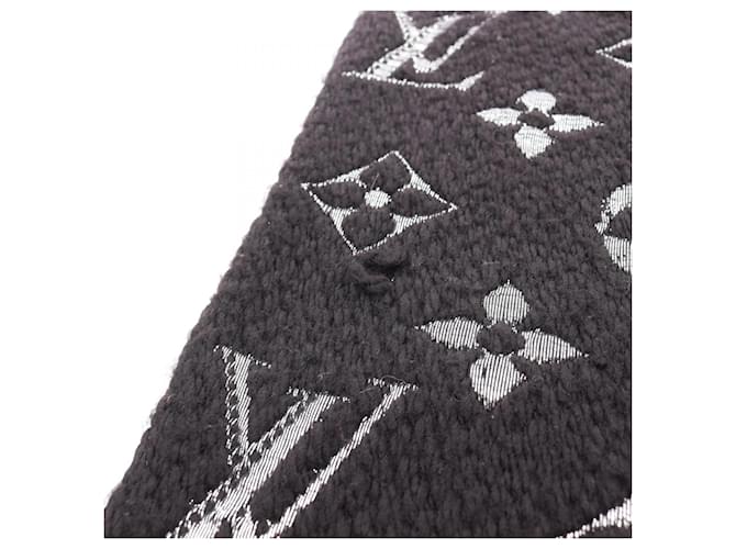 Sciarpa Logomania Shine Louis Vuitton Nero Argento - vista 8