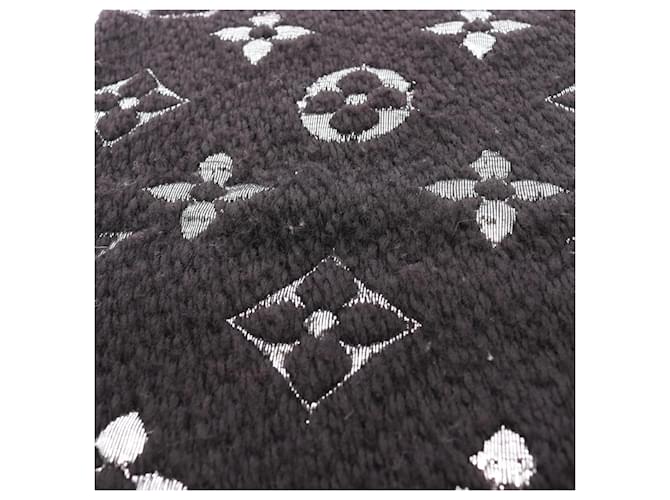 Sciarpa Logomania Shine Louis Vuitton Nero Argento - vista 9