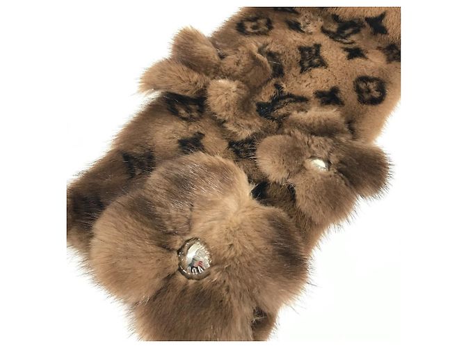 Sciarpa Tippet Monogramma Fiore Louis Vuitton Marrone - vista 2