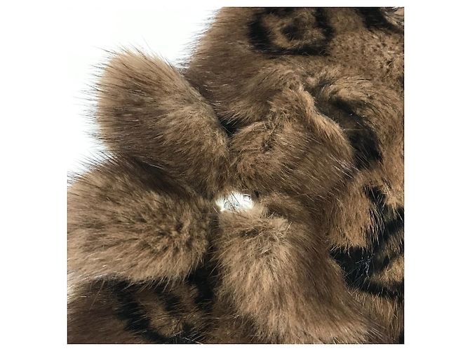 Sciarpa Tippet Monogramma Fiore Louis Vuitton Marrone - vista 3